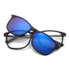 Set magnético dos en uno gafas de sol polarizadas para hombre gafas de conducción para visión nocturna gafas de sol cinco clips montura para miopía para mujer