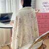 Serie Fresca de Invierno Estilo Ins Manta de Terciopelo de Leche Cachemira Manta con Cremallera Multifuncional Funda de Colcha Ropa de Cama para el Hogar