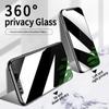 Adequado para Película de Vidro Temperado Anti-Espionagem 360 Graus para Apple 18Pro/18Duo, iPhone 17Promax, Anti-Espionagem em Todos os Lados do Telefone