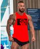 Comércio exterior ebay fera colete fitness estampado masculino algodão formato I tamanho europeu e americano macio absorvente de suor respirável