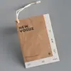 Etiquetas de Papel Penduradas de Alta Qualidade Feitas à Mão, Etiquetas Penduradas Personalizadas para Lojas de Roupas, Etiquetas para Roupas Femininas, Impressão Personalizada, Estoque Pronto Universal