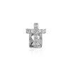 Temu Cross de Cobre Microincrustado Circonita Brackets Lleno de Diamantes y Brillantes Elegantes Grillz Halloween Hip-Hop Diente de Oro Individual