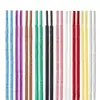 Cadarços Redondos Coloridos com Fios Metálicos Dourados e Prateados, Adequados para Tênis Brancos, Sapatos Esportivos e Sapatos Forrest Gump, Um Par