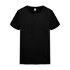 Comercio Exterior Transfronterizo Amazon Transpirable Unisex Secado Rápido Cuello Redondo Manga Corta Camiseta Ropa de Trabajo Logo Personalizado