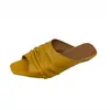 Zapatos de Tacón Medio Grueso con Boca de Pez Shangguli de Piel Suave para Mujer Sandalias de Verano 2026 Moda Slip-On