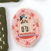 Novo Patche de Tecido com Bordado Versátil de Planta Fresca Retrô e Gato Cartoon, Patche de Tecido Quadrado para Acessórios de Cabelo, Roupas e Acessórios de Bolsa