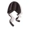 Chapéu Quente de Tricô de Caxemira, Novo Estilo Outono-Inverno, Gorro Pulôver com Amarra para Proteção das Orelhas, Chapéu Versátil Simples de Cor Sólida