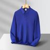 Algodón de Fibra Larga Camiseta con Solapa Logo Ropa de Trabajo Corporativa Publicidad Camisa Cultural Camisa Polo Manga Larga Estampado Bordado