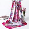 90 Grande Lenço Quadrado Lenço Feminino Primavera e Outono Coreano Decorativo Aeromoça Lenço de Cetim Novo Lenço Lenço Presente de Dia das Mães