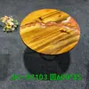 Mesa de Comedor de Arte Creativo Resina Epoxi Madera Maciza Empalmada Mesa de Café Mesa Redonda Pequeña para Sofá Mesa Redonda para Balcón de Casa Mesa de Té Redonda
