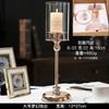 Suporte de Vela Nórdico de Luxo Leve Suporte de Aromaterapia de Vidro Enfeites à Prova de Vento Romântico Adereços de Jantar à Luz de Velas Decoração
