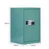 Gabinete de seguridad electrónico, caja fuerte de oficina, pequeño gabinete con contraseña, caja fuerte para el hogar, gabinete de documentos con huella dactilar, gabinete bajo para debajo del escritorio