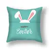 Cojín Decorativo Suave para el Hogar Color Profundo Cojín de Almohada Sofá Mesita de Noche Conejo Estampado Doble Cara Cintura