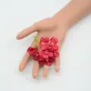 Fio de Flores Artificiais Estilo Pintura a Óleo, Guirlanda para Penteado DIY, Acessórios para Roupas, Arranjo de Flores para Casamento, Adereços de Fotografia, Flores Decorativas