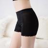 Pantalones cortos de seguridad de verano para mujer, leggings antiexposición, pantalones delgados, seda de hielo sin costuras que no se enrollan, talla grande, ropa interior exterior fresca