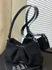 Versión Coreana Bolsa de Nube Plegada con Textura de Nicho 2025 Nuevo Bolso de Mano con Hombro Bolso de Axila de Invierno Elegante