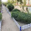Barandilla de Acero Zincado para Césped Valla de Cinta Verde Exterior Valla de Hierro para Maceteros Jardín Municipal Valla Antiescalada para Jardín