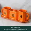 Juego de baño de cerámica juego de lavado seis piezas botella de loción de cerámica adornos para inodoro hotel hogar venta al por mayor transfronteriza