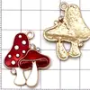 Set Mixto de 20 Colgantes de Aleación de Esmalte Coloridos de Casa de Dibujos Animados y Champiñón Accesorios para Pulsera, Collar, Joyería DIY