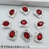 Caja Mágica Rectangular Circonita Agujeros Múltiples Pulsera de Cuentas Hecha a Mano DIY Collar Accesorios para Joyería Cuentas Espaciadoras de Moda Nuevo Estilo