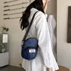 Bolso Cruzado Redondo de Nailon 2026 para Mujer, Superficie Suave con Costuras, Bolso Cruzado Pequeño, Versátil para el Uso Diario, Bolso para Teléfono