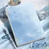 Cuaderno de hojas sueltas azul degradado B5, cuaderno con alto valor de color, diario especial para estudiantes de secundaria A5