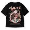 Moda Tiburón High Street Oversized Manga Corta Hombre Corte Holgado Talla Grande Marca de Moda Camiseta de Media Manga 8XL