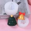 Molde de silicona campana de árbol de Navidad pastel chocolate mousse cocina molde para hornear casero DIY pellizco música