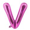 Balão de carta inglesa transfronteiriço de 16 polegadas Rosa Balão de corpo vermelho Decoração de casamento de festa de aniversário infantil