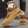 Botas de Trabajo Martin de Caña Alta Zapatos Deportivos Casuales para Hombre Nuevos Zapatos para Hombre Otoño/Invierno 2026 Zapatos de Moda con Hebilla Giratoria