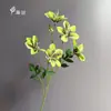 5 Flores Artificiales Tipo Lirio Bauhinia para Decoración de Salón de Bodas, Flores de Seda para Arreglo en Jarrón Alto, Flores Falsas Decorativas