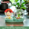 Atrae Riqueza y Tesoro Adornos de Gato Muebles para el Hogar Nuevo Oficina Pothos de Gama Alta Botella de Cristal para Cultivo Pequeños Adornos de Escritorio Nuevo