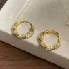Pendientes de Plata de Ley S925 Mobius con Circonita, Diseño Único, Aros de Alta Gama, Modernos y Cómodos para Usar al Dormir