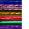 Transfronterizo Nuevo Producto Mascota Forjado Patrón Pagani Fibra de Carbono 6D Metal Electrochapado Rojo Dorado y Plateado Pegatina Película para Espejo Retrovisor