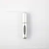 Em estoque frasco de perfume de 5ml com enchimento inferior reciclável portátil recarregável frasco spray de perfume frasco de alumínio eletroquímico para perfume