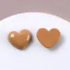 Parche Brillante de Corazón de 18 mm Materiales para Decoración de Pasador de Pelo Imán de Nevera Zueco Accesorios para Cuerda de Cabello