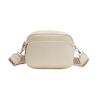 Bolso Amazon para Mujer 2025 Nuevo Bolso de Hombro Simple y a la Moda Doble Cremallera Bandolera Bolso Redondo Pequeño Bolso para Teléfono Móvil Correa de Hombro Ancha