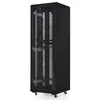 Gabinete de servidor personalizado 18-42U gabinete de red con puerta de vidrio, gabinete de equipo de red para sala de monitoreo, gabinete de amplificador de potencia