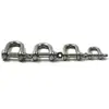 Grillete de Anilla en D de Acero Inoxidable 304/316 Conector de Anilla en D Hebilla de Acero para Cadena Anillo de Conexión Forma de Arco Desmontable Versión Extendida
