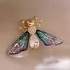 Broche Elegante de Borboleta de Alta Qualidade Dongdaemun Pin Feminino de Alta Qualidade 2024 Nova Moda Acessórios de Corsage de Design Nicho