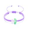 Pulsera roja tejida a mano Tulipán de venta caliente transfronteriza europea y americana, pulsera simple y fresca, suministro de puesto al por mayor