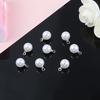 Productos semiacabados de perlas de imitación ABS con material para pendientes colgantes, horquilla hecha a mano, pendiente, collar, colgante, colgante