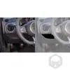 Aplicable a 2012-2015 Fiat 500 panel de puerta de aire lateral cubierta inferior negro piano negro brillante modificación interior de coche