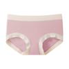 Ropa interior modal para mujer, Cintura media, Algodón puro, Forro interior antibacteriano, Respetuosa con la piel, Transpirable, Ajuste a la cadera, Calzones tipo triángulo para niñas y estudiantes