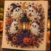 Pintura de Diamantes 5D Transfronteriza Más Vendida de Halloween con Perlas, Set DIY, Portátil, Arte para el Hogar, Adorno Decorativo Hecho a Mano