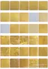 Papel com Padrão Dourado 120g, Papel para Embalagem com Impressão a Laser para Presente, Papel Cartão Dourado e Prateado, Papel Especial Dourado para Embalagem