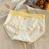 Pantaletas de Algodón Puro Sin Costuras para Niñas Estilo Coreano Cintura Media Talla Grande para Mujer Antibacterianas 100% Algodón Entrepierna Extendida Bragas Triangulares