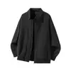 Chaqueta Casual Moderna para Hombre, Nueva Chaqueta Delgada para Primavera y Otoño 2026 con Cuello de Solapa, Corte Holgado, Ropa para Hombre de Tallas Grandes