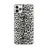 16 Funda de Teléfono de Estampado de Leopardo de Moda de Alta Transparencia 17 Adecuada para 14Pro Max Funda Protectora 13 Funda Suave Anti-Caídas 15 para Mujeres