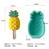 Moldes creativos para helado, con forma de fruta, silicona de grado alimenticio, para uso doméstico, moldes para helado y paletas DIY, diseños nuevos, en stock